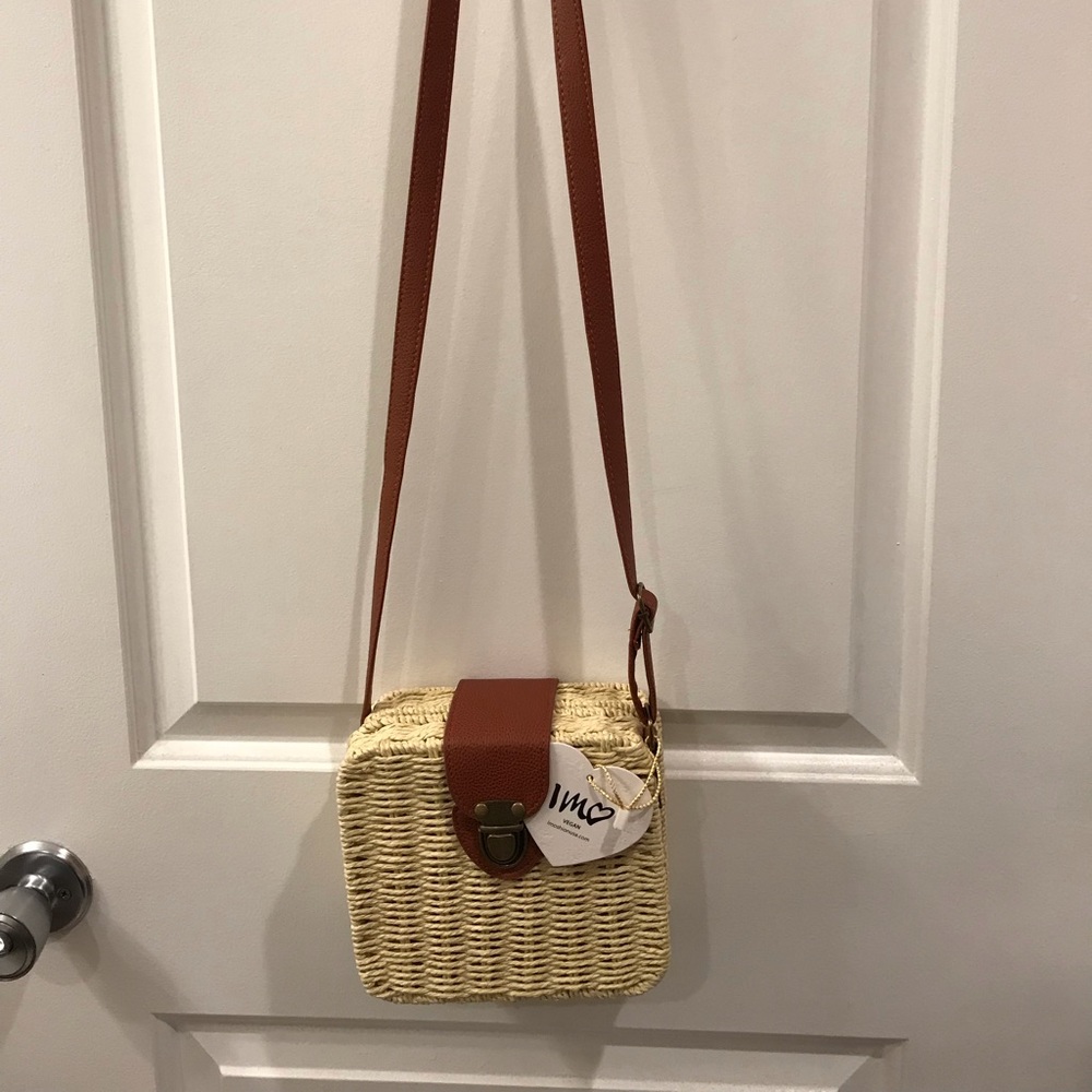 IMOSHIONUSA Vegan Crossbody Bag